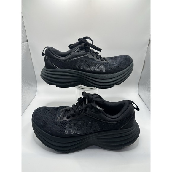 Hoka One One Shoes - Size 6 - Hoka One One HOKA Bondi 8 Black W